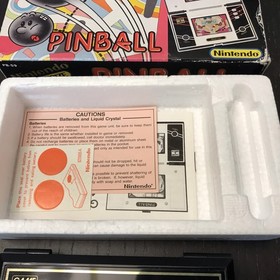 Nintendo Game And Watch Pocketsize Pinball PB-59 Rare Box Variant Collector
