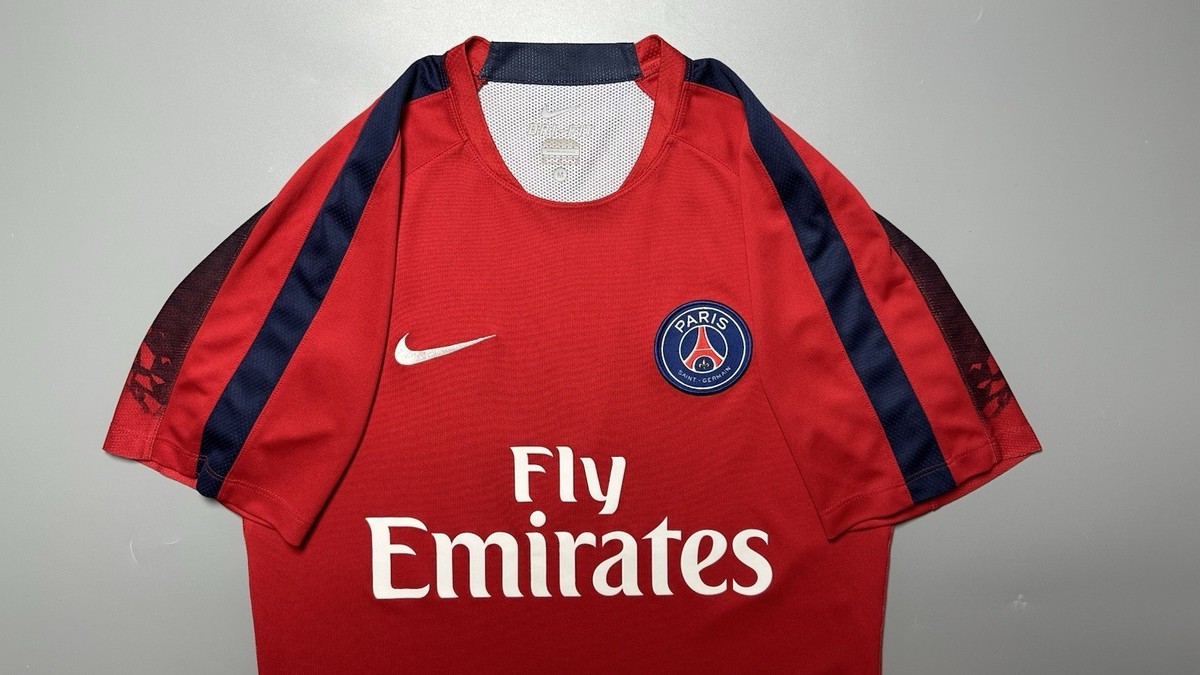 PSG NIKE 2015/2016 FOOTBALL SOCCER TRAINING JERSEY SIZE “M” 686789
