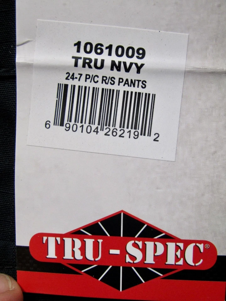 Tru-Spec Тактическая Грузовая Униформа Полиции Безопасности, Размер 42/32 Темно-синий - НОВАЯ - Изображение 3 из 4