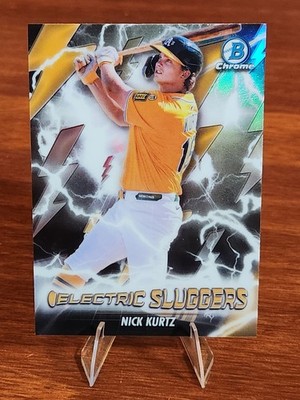 2026 Bowman Chrome Nick Kurtz Electric Sluggers #ES-22 ATHLETICS