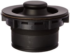 Mr. Scrappy CSFS-BK-93 Custom Color Sink Flange and Stopper Set, Black