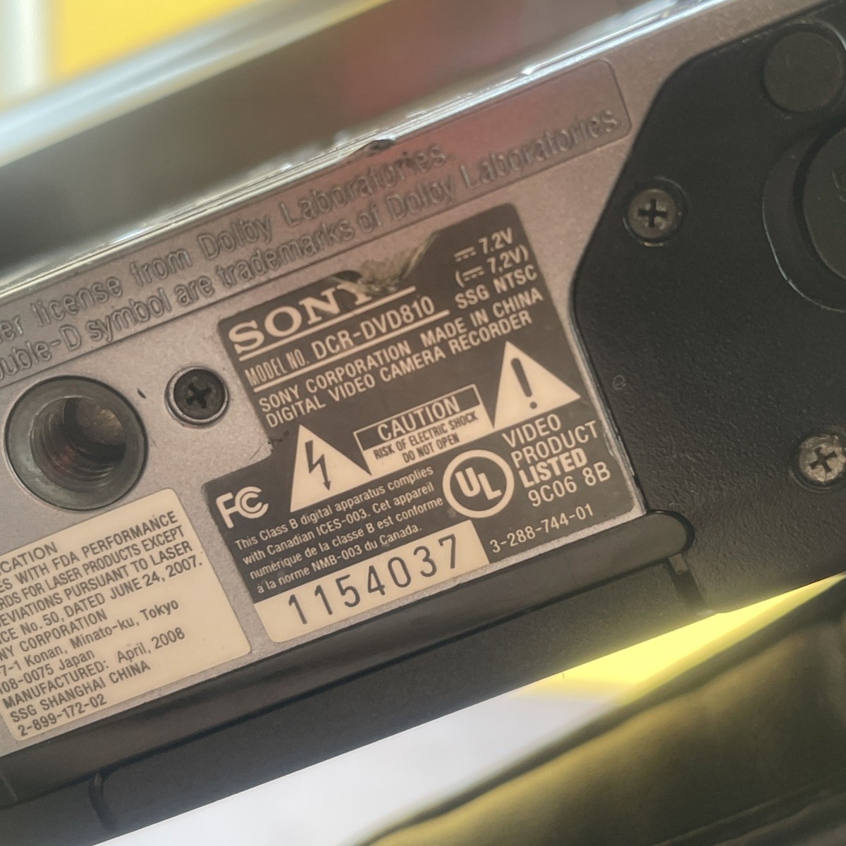 SONY dcr-dvd810 未開封品 SONY dcr-dvd810 未開封品