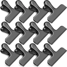 12 Pack Stainless Steel Chip Clips, Bag Clips for Food, Heavy Duty Chip Bag