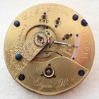 ANTIQUE 18s ELGIN HH TAYLOR GRADE 79 KEY WIND POCKET WATCH MOVEMENT
