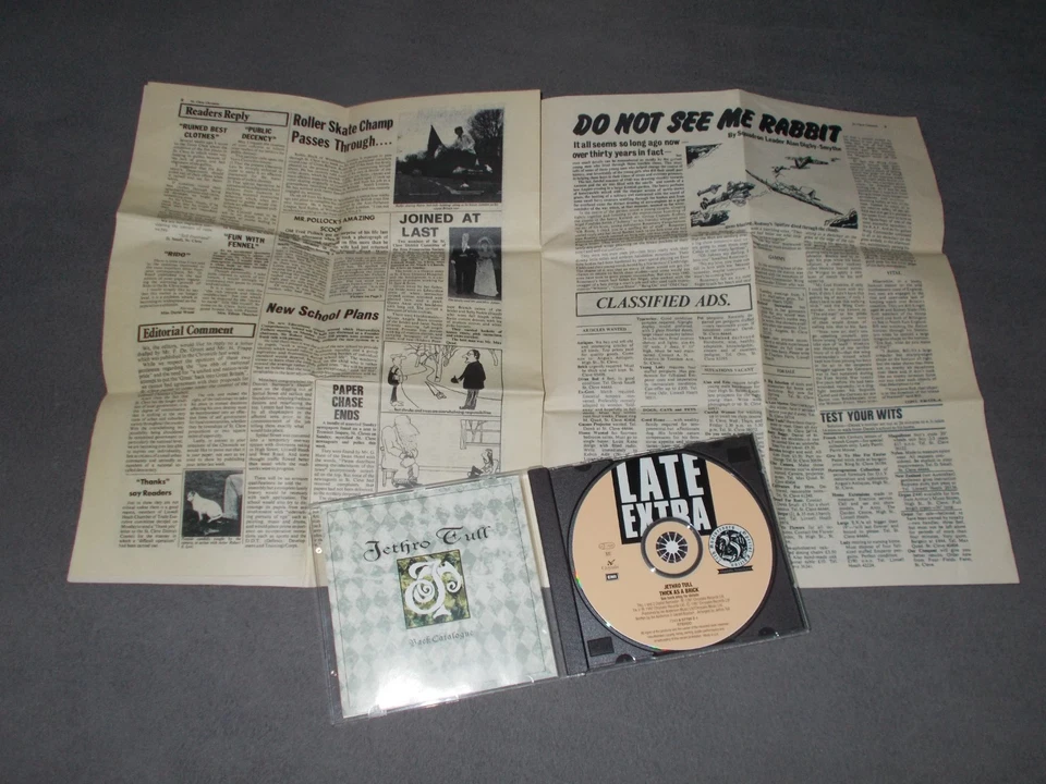 Jethro Tull CD- Box 25th " THICK AS A BRICK " inkl. St. Cleve Zeitung ! - Bild 4 von 4