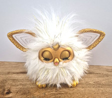 FURBY Gold Glam Interactive Plush Toy 6  Ages 6 Hasbro Works Light Up Talk