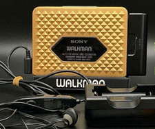 SONY WM-EX655 Walkman Cassette Player Gold Serviced Auto Reverse Fully Works