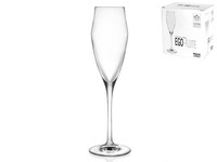 RCR 6 Calici Flute Aus Glas „Ego“ Kl 18 Transparent