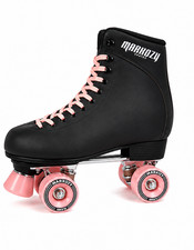 Markozy Quad Retro Roller Skates Black/Pink High Top Size 7 Women's w/ Box NEW