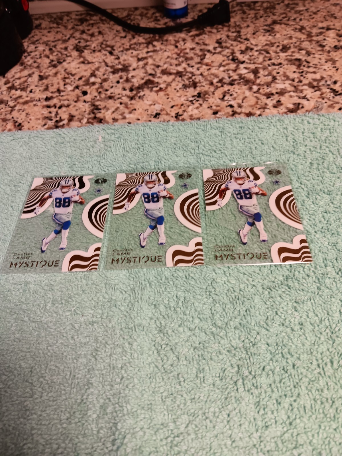 CEEDEE LAMB THREE 2020 ILLUSIONS MYSTIQUE ROOKIES