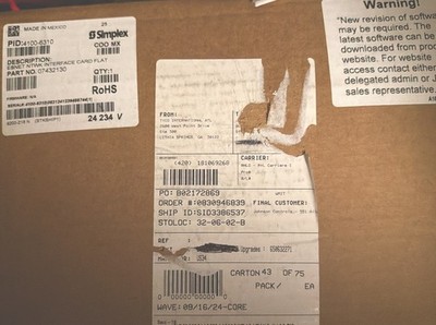 SIMPLEX 4100-6310 ESNET  NIC *NEW* WOW$$$ Same Day Ship