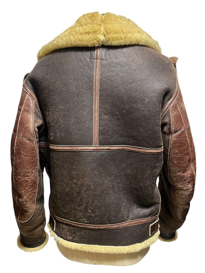 EASTMAN LEATHER CO. TYPE B-3 レザージャケット 36 Eastman Leather B-3 ELC Flight Jacket Seal Brown