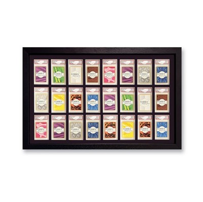 Ridanco White Graded Card Display Frames UV Protective, Handmade Ace PSA Slab