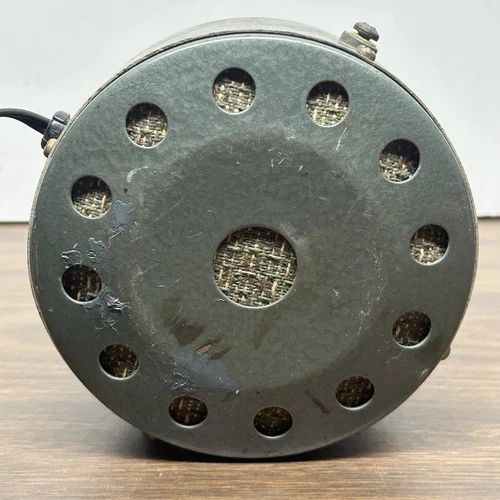 Vintage DuMont Round Metal External Monitor Speaker TV Radio Studio Untested image 8