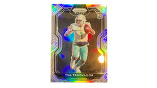2020 TUA TAGOVAILOA PRIZM BLACK SILVER ROOKIE CARD - #PB-2 FALCONS. rookie card picture