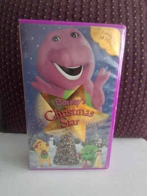 HiT Entertainment Barney's Christmas Star VHS NTSC Christmas Family Holiday