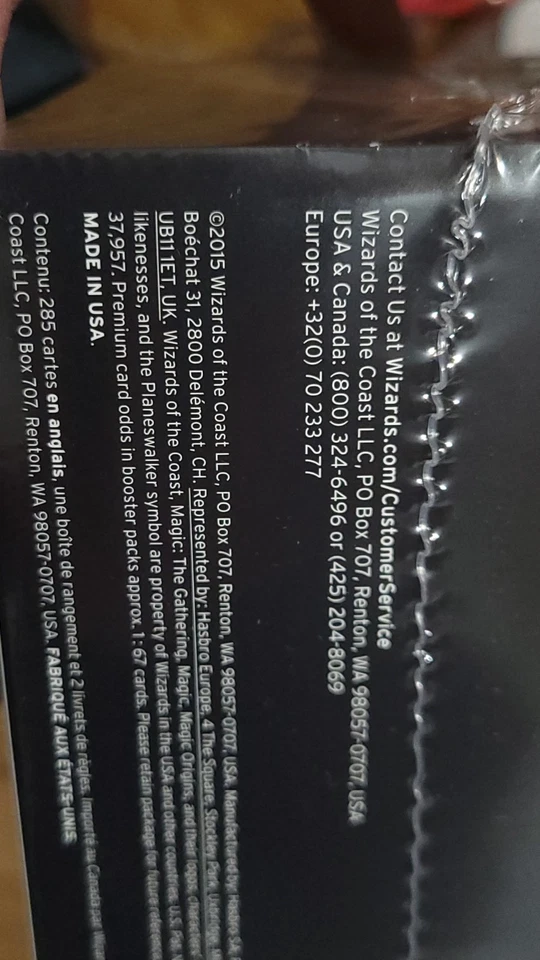 MTG Magic Origins Deckbuilders Toolkit New Factory Sealed 285 Cards NEW - Image 3 of 3