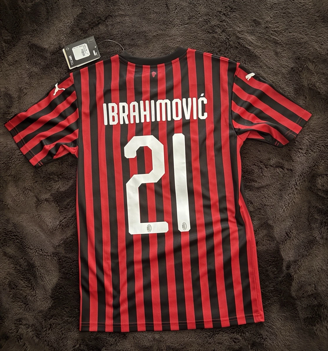 Maillot AC Milan Extérieur 2020-2021, #11 Ibrahimovic, Taille S, Puma, Neuf