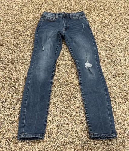 Women’s Size 2 Aeropostale High Rise Jeggings Pants Blue Jeans - Picture 1 of 3