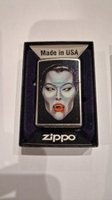 Briquet Neuf Zippo DRACULA LADY collection vintage original Made In  USA