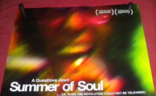 Summer of Soul Movie Poster 27x40 D/S Stevie Wonder Staple Singers Gladys knight - Picture 2 of 2