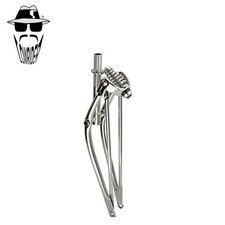 ORIGINAL LOWRIDER 24" Classic Springer Fork 1" Threaded Chrome Steel 3/8 Axle.