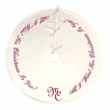 Mariah Carey Official All I Want for Christmas is You Tree Skirt