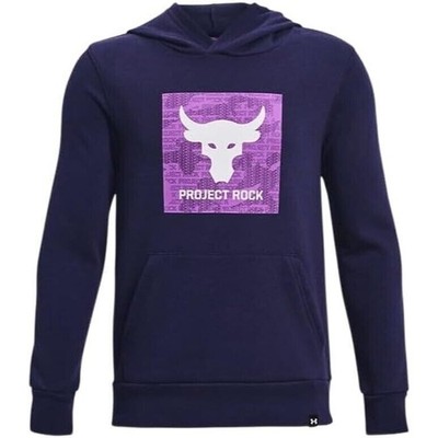 Under Armour Project Rock Rival Fleece Hoodie 1373628-410 Size Small - M9