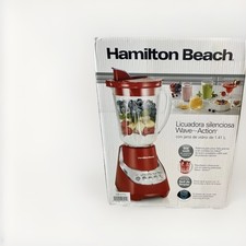 Hamilton Beach Wave Action Quiet Blender 48 oz Glass Jar, 12 Functions