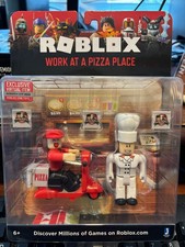 NIB Mint - Roblox Work at a Pizza Place with Virtual Item 