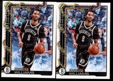 2025-26 TOPPS HOLIDAY Zaire Williams (2) Card Lot #H 8 Brooklyn Nets