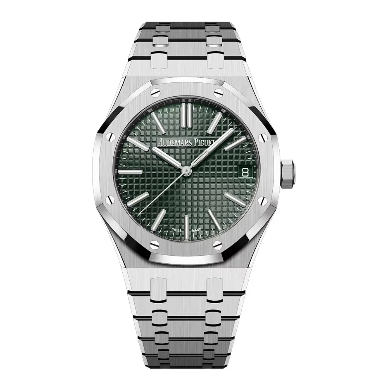 Audemars Piguet — Audemars Piguet Royal Oak 15510ST.OO.1320ST.04 Green Dial "50th Anniversary"