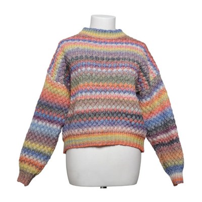 Noella, Strickpullover, Größe: M/L, Knit Blouse, Mehrfarbig, Acryl/Wolle #FA2