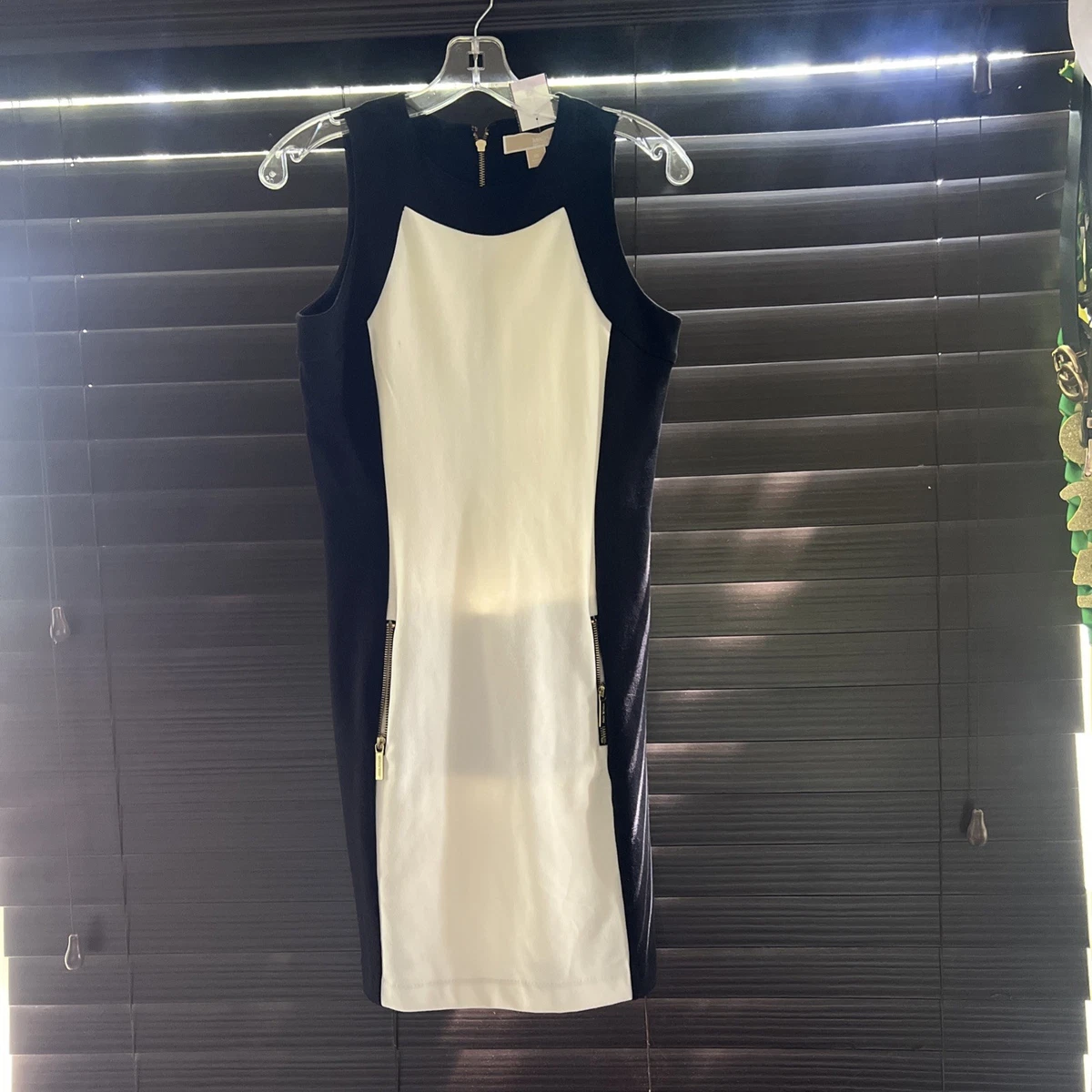 blue satin short dress Straps Navy Blue Satin Cowl Neck Slit Short Dress – Ohmollydress main image 0