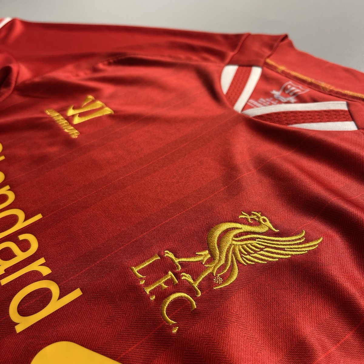 LIVERPOOL WARRIOR 2013/2014 FOOTBALL HOME JERSEY #7 LUIS SUAREZ