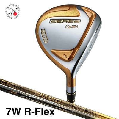 HONMA Golf BERES 07 Fairway Wood 7W R-Flex ARMRQ 42 4S 4 Star Graphite Shaft 24k
