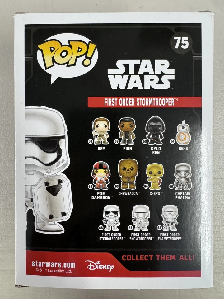First Order Stormtrooper 75 ~ Star Wars: The Force Awakens ~ Funko Pop Vinyl - Image 3 of 4
