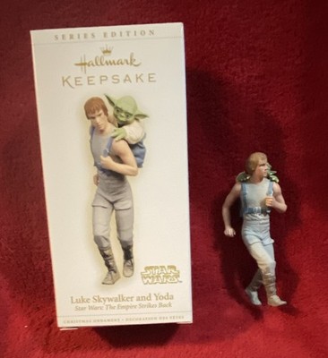 Hallmark Keepsake Star Wars Empire Strikes Back Luke Skywalker & Yoda Ornament