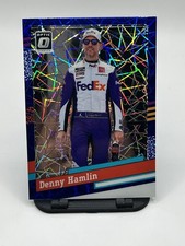 2024 Panini Donruss Prizm Retro 1991 Denny Hamlin #136 Joe Gibbs Racing NASCAR