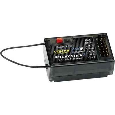 Carson Modellsport 500501537 Reflex Stick 2 6 Channel 2.4GHz Receiver Siste