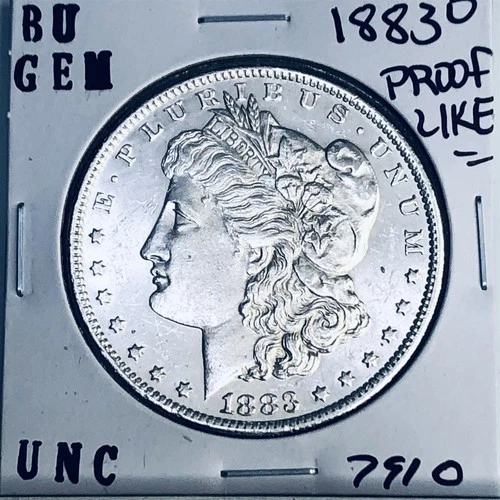 1883 O BU GEM MORGAN SILVER DOLLAR UNC MS+++ U.S. MINT RARE COIN 7910
