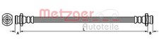 Flexible de frein Suzuki IGNIS