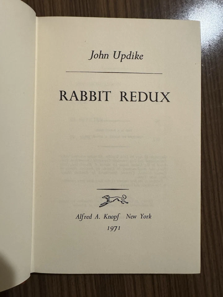 John Updike Rabbit Is Rich and Rabbit Redux 1st Edition Hardcover Dust Jacket - Image 3 of 3