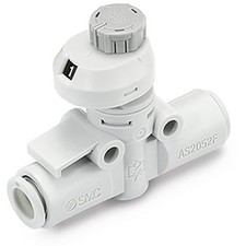 1pc SMC CORPORATION AS1002FS-06 Speed Control with Indicator, In-Line, Push