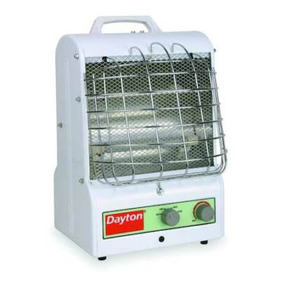 Dayton 3Vu31 Portable Electric Heater, 15 In L X 11 1/2 In W X 11 In D,