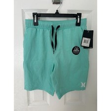 NWT Hurley Boys Hybrid Shorts Aurora Green Size Medium