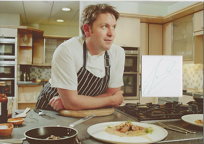 JAMES MARTIN signiertes 12x8 Foto Display SAMSTAG KÜCHE COA