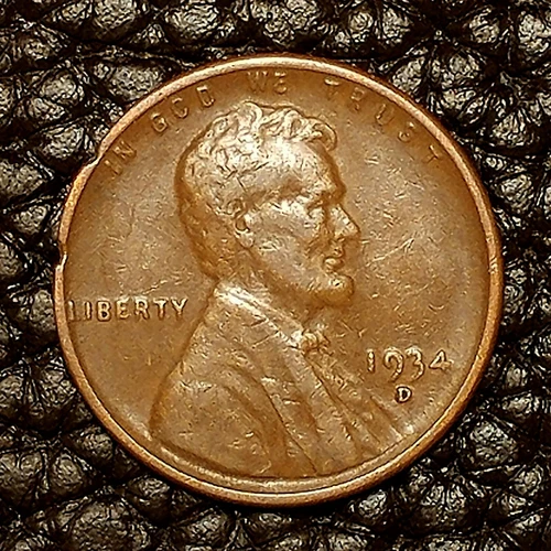1934-D Lincoln Wheat Cent ~ VERY FINE (VF) Condition ~ COMBINED SHIPPING!