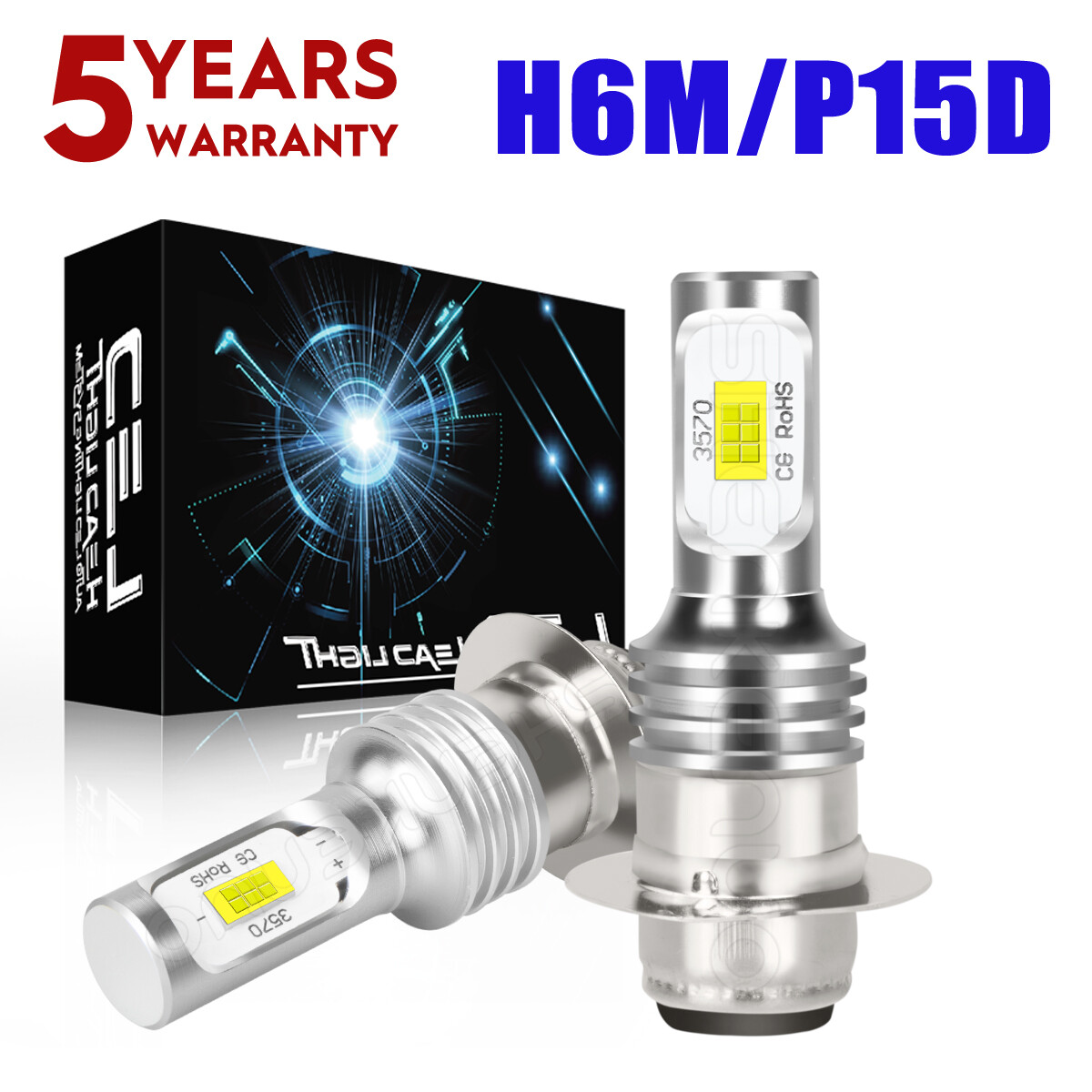 「YAMAHA」電飾イルミ Bright Hi/Lo LED Bulb for Yamaha Grizzly 700 EPS 2018–2024