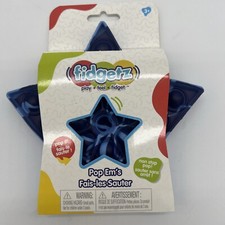 Fidgetz Just Play Pop Em  s Play Feel Fidget OCD ADHD Sensory Toy Star FreeS H